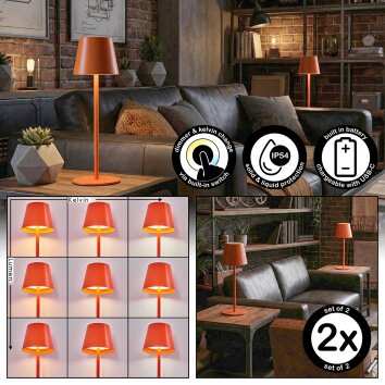 Salgadinho zewnętrzna lampa stołowa, lampa stołowa LED czerwony, 1-punktowy