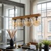 Gastor lampa wisząca, kula świetlna, lampa wisząca kolory naturalne, czarny, 4-punktowe