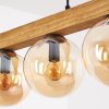 Gastor lampa wisząca, kula świetlna, lampa wisząca kolory naturalne, czarny, 4-punktowe