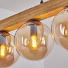 Gastor lampa wisząca, kula świetlna, lampa wisząca kolory naturalne, czarny, 4-punktowe