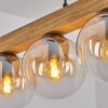 Gastor lampa wisząca, kula świetlna, lampa wisząca kolory naturalne, czarny, 4-punktowe