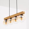 Gastor lampa wisząca, kula świetlna, lampa wisząca kolory naturalne, czarny, 4-punktowe