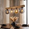 Gastor lampa wisząca, kula świetlna, lampa wisząca kolory naturalne, czarny, 4-punktowe