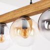 Gastor lampa wisząca, kula świetlna, lampa wisząca kolory naturalne, czarny, 4-punktowe