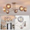 Koyoto lampa sufitowa, kula świetlna 78 cm piaskowy, 6-punktowe