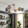 Koyoto lampa sufitowa, kula świetlna 78 cm piaskowy, 6-punktowe