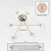 Koyoto lampa sufitowa, kula świetlna 78 cm piaskowy, 6-punktowe