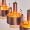 Traak lampa wisząca, lampa wisząca brązowy, czarny, 4-punktowe