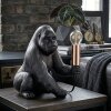 lampa małpa  Zarik lampa stołowa miedziany, czarny, 1-punktowy