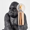 lampa małpa  Zarik lampa stołowa miedziany, czarny, 1-punktowy