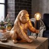 lampa małpa  Zarik lampa stołowa złoty, czarny, 1-punktowy