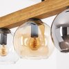 Koyoto lampa wisząca, kula świetlna, lampa wisząca kolory naturalne, czarny, 4-punktowe