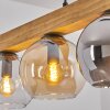 Koyoto lampa wisząca, kula świetlna, lampa wisząca kolory naturalne, czarny, 4-punktowe