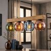 Koyoto lampa wisząca, kula świetlna, lampa wisząca kolory naturalne, czarny, 4-punktowe