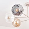 Ripoll lampa sufitowa, kula świetlna piaskowy, 6-punktowe