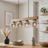 Koyoto lampa wisząca, kula świetlna, lampa wisząca kolory naturalne, czarny, 4-punktowe