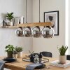 Koyoto lampa wisząca, kula świetlna, lampa wisząca kolory naturalne, czarny, 4-punktowe