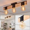 Lemou lampa sufitowa kolory naturalne, czarny, 3-punktowe