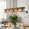 Koyoto lampa wisząca, kula świetlna, lampa wisząca kolory naturalne, czarny, 5-punktowe