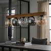 Koyoto lampa wisząca, kula świetlna, lampa wisząca kolory naturalne, czarny, 5-punktowe
