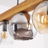 Koyoto lampa wisząca, kula świetlna, lampa wisząca kolory naturalne, czarny, 5-punktowe