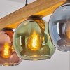 Koyoto lampa wisząca, kula świetlna, lampa wisząca kolory naturalne, czarny, 5-punktowe