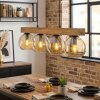 Koyoto lampa wisząca, kula świetlna, lampa wisząca kolory naturalne, czarny, 4-punktowe