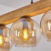 Koyoto lampa wisząca, kula świetlna, lampa wisząca kolory naturalne, czarny, 4-punktowe