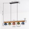 Koyoto lampa wisząca, kula świetlna, lampa wisząca kolory naturalne, czarny, 5-punktowe