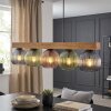 Koyoto lampa wisząca, kula świetlna, lampa wisząca kolory naturalne, czarny, 5-punktowe