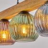 Koyoto lampa wisząca, kula świetlna, lampa wisząca kolory naturalne, czarny, 5-punktowe