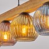 Koyoto lampa wisząca, kula świetlna, lampa wisząca kolory naturalne, czarny, 5-punktowe