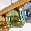 Koyoto lampa wisząca, kula świetlna, lampa wisząca kolory naturalne, czarny, 5-punktowe