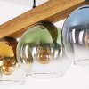 Koyoto lampa wisząca, kula świetlna, lampa wisząca kolory naturalne, czarny, 5-punktowe