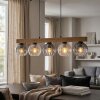 Koyoto lampa wisząca, kula świetlna, lampa wisząca kolory naturalne, czarny, 5-punktowe