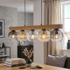 Koyoto lampa wisząca, kula świetlna, lampa wisząca kolory naturalne, czarny, 5-punktowe
