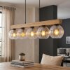 Koyoto lampa wisząca, kula świetlna, lampa wisząca kolory naturalne, czarny, 5-punktowe