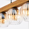 Koyoto lampa wisząca, kula świetlna, lampa wisząca kolory naturalne, czarny, 5-punktowe