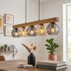 Koyoto lampa wisząca, kula świetlna, lampa wisząca kolory naturalne, czarny, 5-punktowe