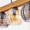 Koyoto lampa wisząca, kula świetlna, lampa wisząca kolory naturalne, czarny, 5-punktowe