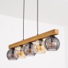 Koyoto lampa wisząca, kula świetlna, lampa wisząca kolory naturalne, czarny, 5-punktowe