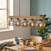 Ripoll lampa wisząca, kula świetlna, lampa wisząca kolory naturalne, czarny, 5-punktowe