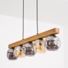 Ripoll lampa wisząca, kula świetlna, lampa wisząca kolory naturalne, czarny, 5-punktowe