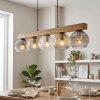 Ripoll lampa wisząca, kula świetlna, lampa wisząca kolory naturalne, czarny, 5-punktowe