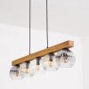 Ripoll lampa wisząca, kula świetlna, lampa wisząca kolory naturalne, czarny, 5-punktowe