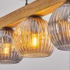 Ripoll lampa wisząca, kula świetlna, lampa wisząca kolory naturalne, czarny, 5-punktowe
