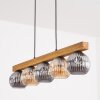 Ripoll lampa wisząca, kula świetlna, lampa wisząca kolory naturalne, czarny, 5-punktowe