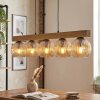 Ripoll lampa wisząca, kula świetlna, lampa wisząca kolory naturalne, czarny, 5-punktowe