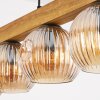 Ripoll lampa wisząca, kula świetlna, lampa wisząca kolory naturalne, czarny, 5-punktowe