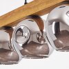 Ripoll lampa wisząca, kula świetlna, lampa wisząca kolory naturalne, czarny, 5-punktowe